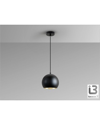 I3-OLENA- LAMPARA 1L -NEGRO/ORO